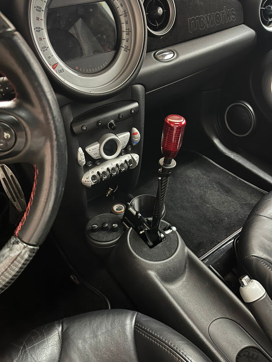 MINI R56 Kit reubicación botones y embellecedor ShortShift